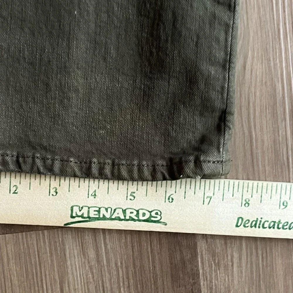 Polo Ralph Lauren Jeans Mens 32x31 Green Authentic Dungarees Slim Straight